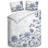 Dekbedovertrek - Blauw - Katoen - 1 Persoons