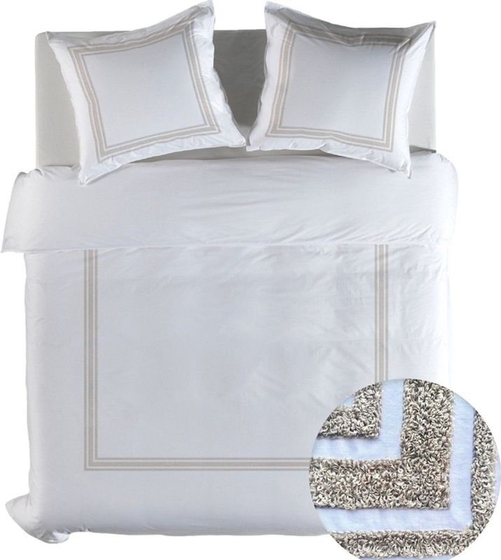 Yellow - Suite Kerala - Dekbedovertrek - Blanc de Blanc - Katoen - 2-persoons