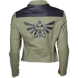 Zelda - Bikerjack - PU Leer en Canvas - Met Triforce Logo