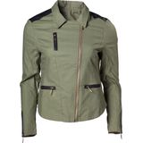 Zelda - Bikerjack - PU Leer en Canvas - Met Triforce Logo