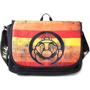 Nintendo - Super Mario Retro Striped Messenger Bag