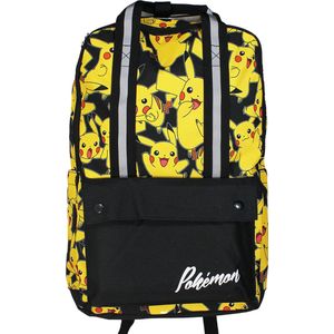 Difuzed BP845166POK Pokémon Backpack Pikachu AOP Pokemon Bags,Eén maat,Zwart - Geel