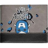 Marvel Captain America Bifold portemonnee The First Avenger Grijs