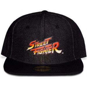Difuzed Street Fighter - Logo Snapback Cap Zwart