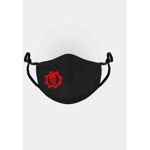 Gears of War - Logo - Mondkapje - Zwart