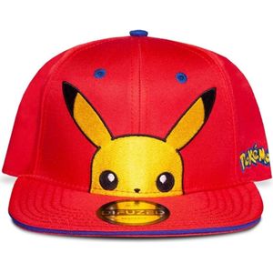 Pokémon - Pikachu Snapback pet kinderen - Rood