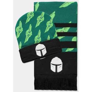 Disney Star Wars - The Mandalorian Giftset Muts & Sjaal Set - Groen