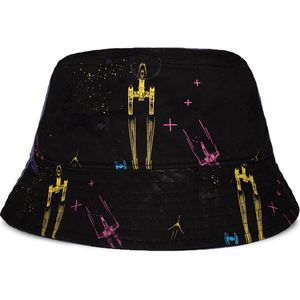 Disney Star Wars - Space Fight Bucket Hat / Vissershoed Kids - Zwart