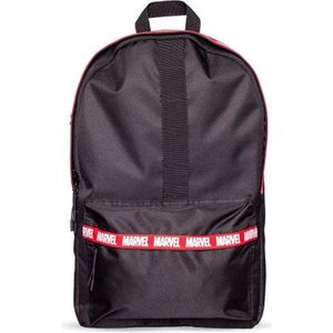 Marvel Backpack Classic Webbing Logo, officieel gelicentieerd product, zwart