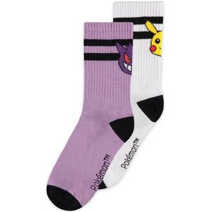 Pokémon - Set van 2 paar sokken - 39/42 - Gengar & Pikachu
