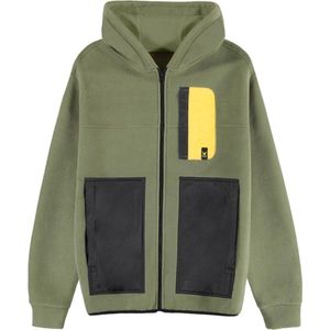 Pokémon Pikachu Vest met capuchon olijf M Heren