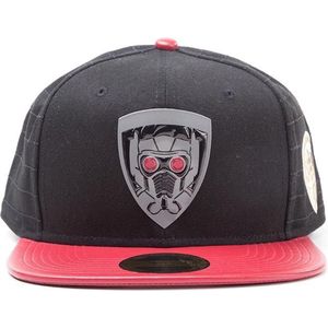 Guardians Of The Galaxy - Star-Lord Character snapback pet zwart/rood - Comics film merchandise