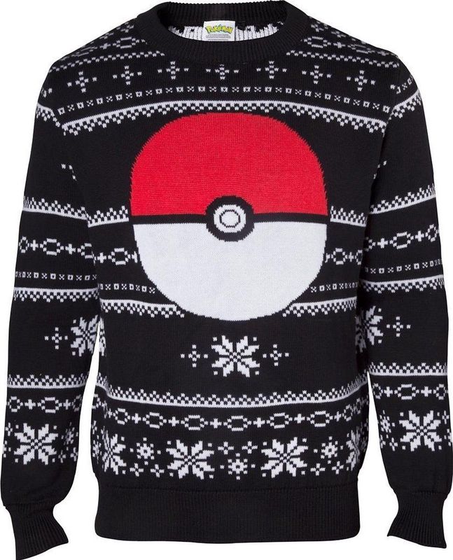 Pokemon - Knitted Pokeball Christmas Sweater