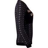 Difuzed - Zelda - Kersttrui - Zwart - Tri-Force Glitter