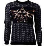 Difuzed - Zelda - Kersttrui - Zwart - Tri-Force Glitter