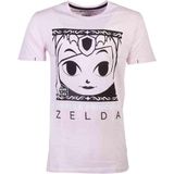 Nintendo Zelda Heren Tshirt- Hyrule Princess Roze