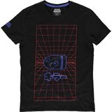 Nintendo Super Mario Heren Tshirt- Bullet Bill Zwart