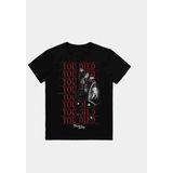 T-shirt - Zwart - 100% Katoen