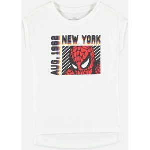 Marvel Spider-Man - New York 1962 Kinder T-shirt - Kids 122/128 - Wit