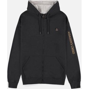 DIFUZED Assassin's Creed Hoodie - Capuchon - Ritssluiting - Zwart - Katoen