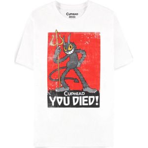 Cuphead - You Died! White Men's Short Sleeved T-shirt