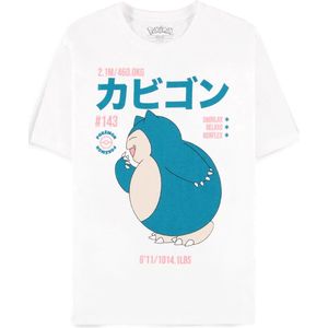 Pokémon - Relaxo - T-shirt - Wit