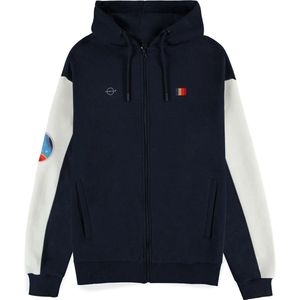 Starfield - Monochrome Emblem Men's Zipper Hoodie