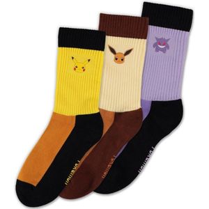 Pokémon - Heren Sokken - Meerkleurig