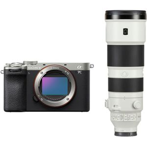 Sony A7C II systeemcamera Zilver + 200-600mm f/5.6-6.3 G