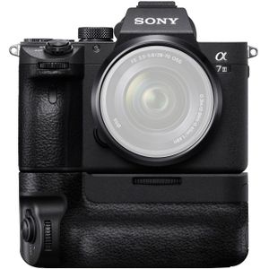 Sony Alpha A7 III - Systeemcamera - Fullframe 24.2 Megapixel - Met VG-C3EM Battery Grip - UHD 4K-video