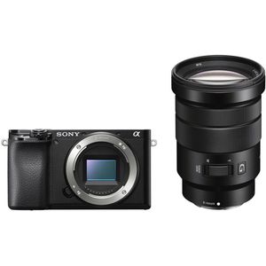 Sony Alpha A6100 systeemcamera Zwart + 18-105mm f/4.0