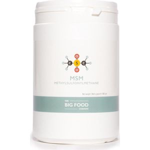Big Food - MSM poeder Puur (99.98% puur) - 500 gram - De Zeer Zuiver Onbekende Krachtpatser