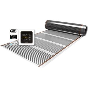 MAGNUM Foil - Set 15 m² / 1200 Watt, Elektrische Vloerverwarmingsfolie / MRC-inbouwthermostaat | Wit