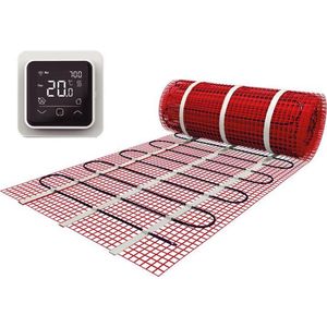 e-Heat Pro Mat (WiFi) - Set 10 m² / 1500 Watt, Elektrische Vloerverwarming