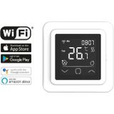 WiFi Klokthermostaat, RAL 9010 (Polar wit)