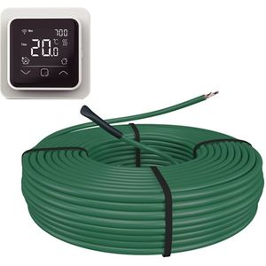 e-HEAT Cable Set 41,2 m / 700 Watt Set met C16-thermostaat | Wit