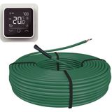 e-HEAT Cable Set 73,5 m / 1250 Watt Set met C16-thermostaat | Wit