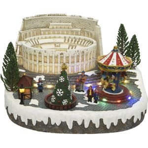 Lumineo kerstdorp Panorama Rome 31 x 29 x 18 cm