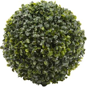 Everlands Buxus bol kunstplant - klein - D22 cm - groen - kunststof
