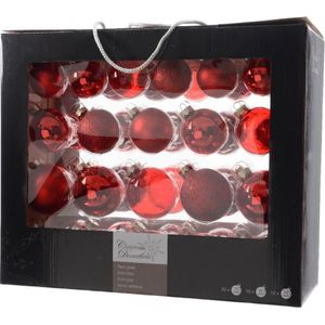Kerstballen Mix | Plastic Kerstballen | Butterscotch | 30st