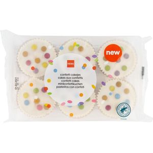HEMA Confetti Cakejes 6 Stuks