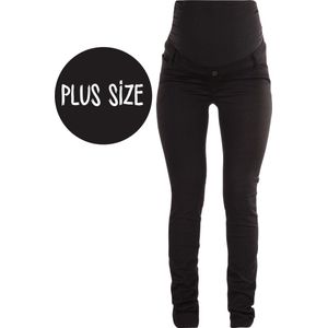 Love2Wait Zwangerschapsbroek Sophia - Plus Size - Superstretch - Zwart