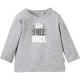 Bess longsleeve it's free hugs day grey