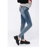 LOVE2WAIT Low Waist Skinny Zwangerschapsjeans met Biologisch Katoen Lichtblauw