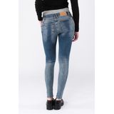 LOVE2WAIT Low Waist Skinny Zwangerschapsjeans met Biologisch Katoen Lichtblauw