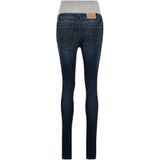 LOVE2WAIT Low Waist Skinny Zwangerschapsjeans met Biologisch Katoen Donkerblauw