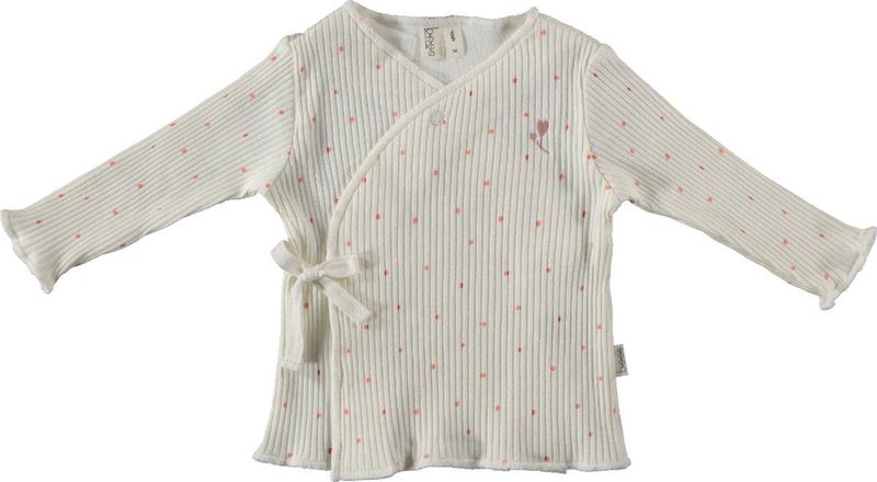 B.E.S.S - Longsleeve - Meisjes - V-hals - Lange Mouwen - Stippenprint