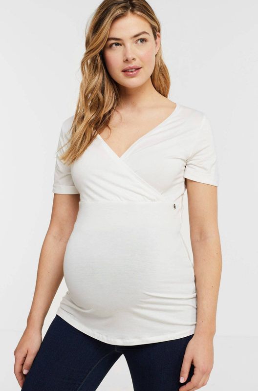 LOVE2WAIT Zwangerschaps- en Voedingstop Wit