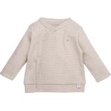 BESS T-Shirt Overslag Pinstripe Sand