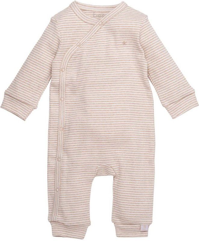 BESS - Boxpak - Zand - Gestreept - Lange Mouwen - V-hals